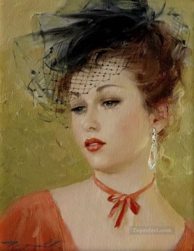 Women Painting - Beautiful Girl KR 053 Impressionist
